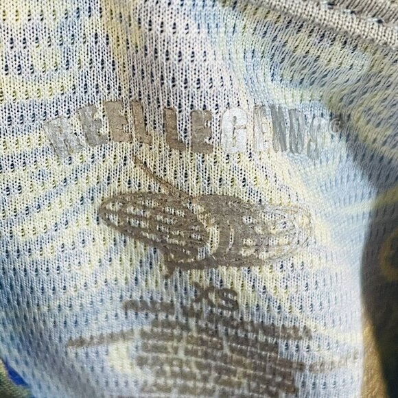 Reel Legends Women XS Athletic Hooded Pullover Blue Pockets Thumbholes Light - Picture 5 of 9